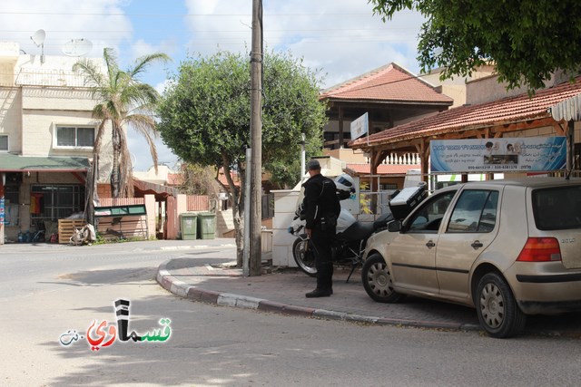   كفرقاسم :انتبهوا واحذروا .. شرطة المرور في شوارع البلدة وكمين جديد بالقرب من النصب التذكاري 